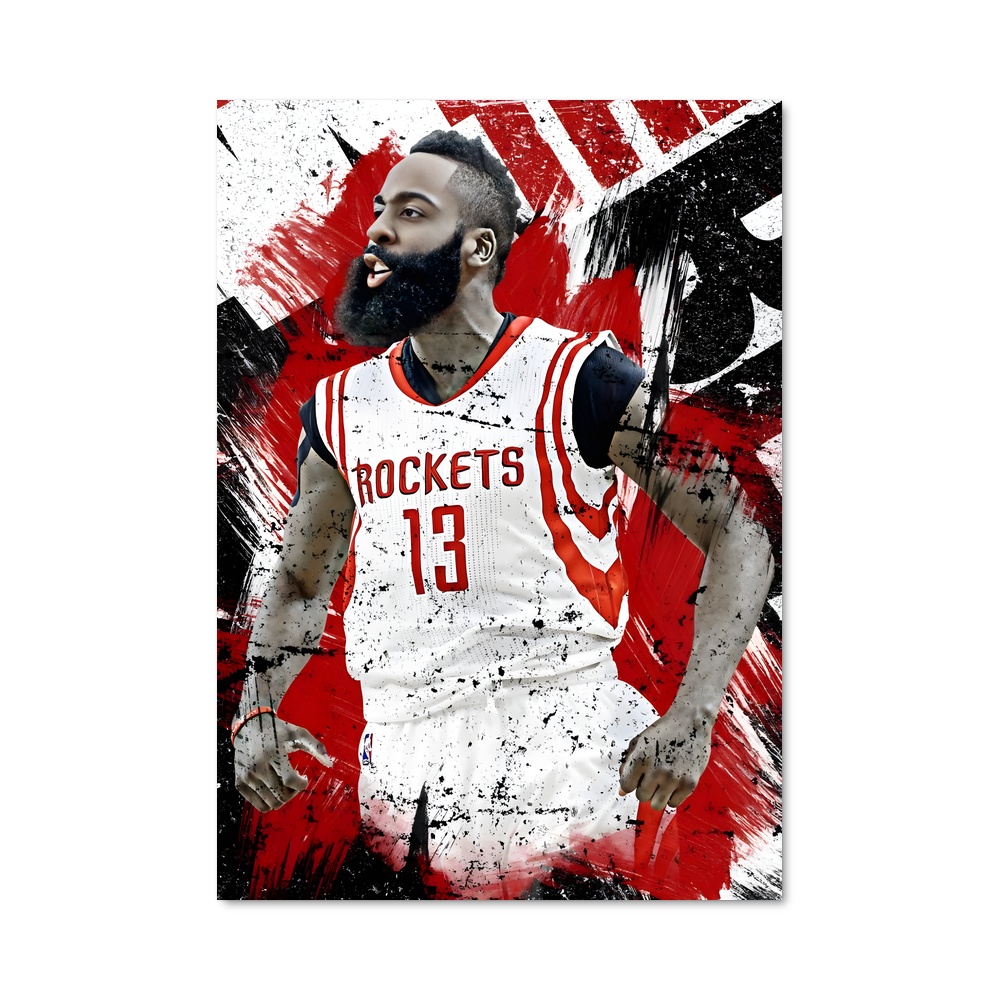 Poster Beard Power – affiche Basketball